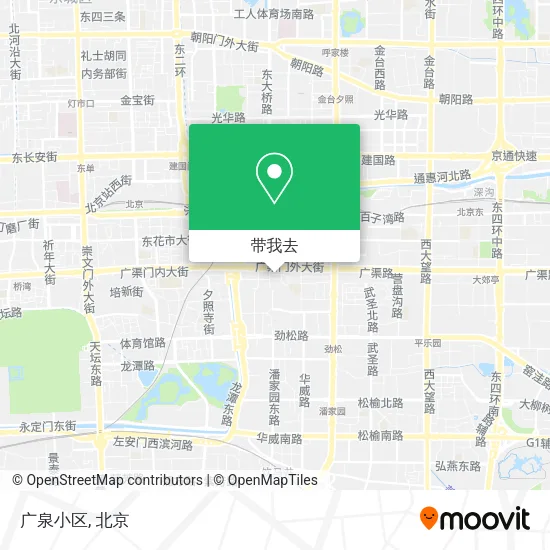 广泉小区地图