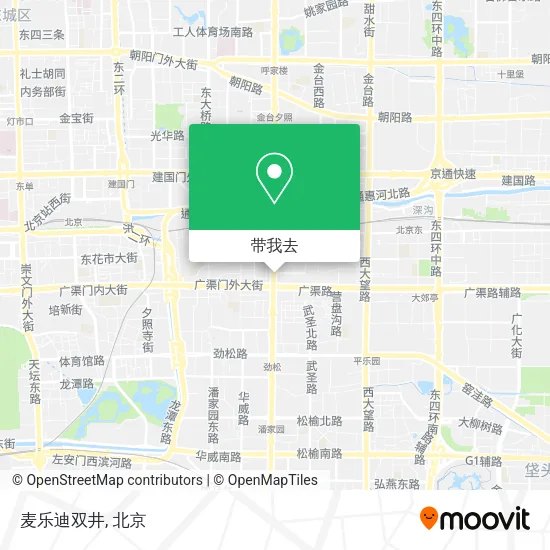 麦乐迪双井地图
