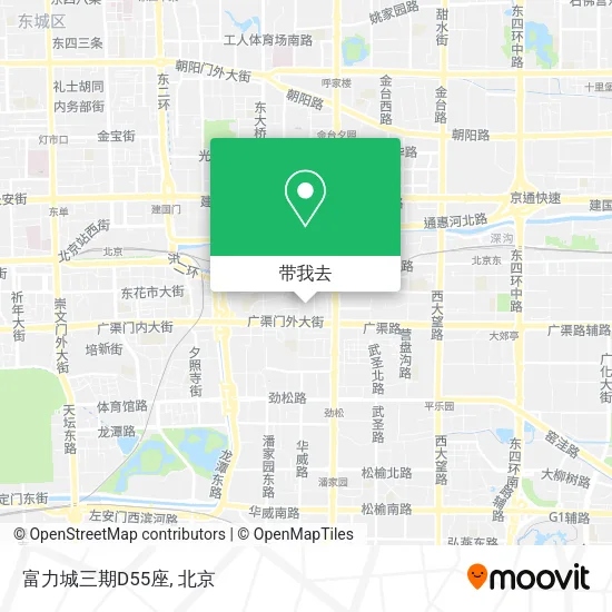 富力城三期D55座地图