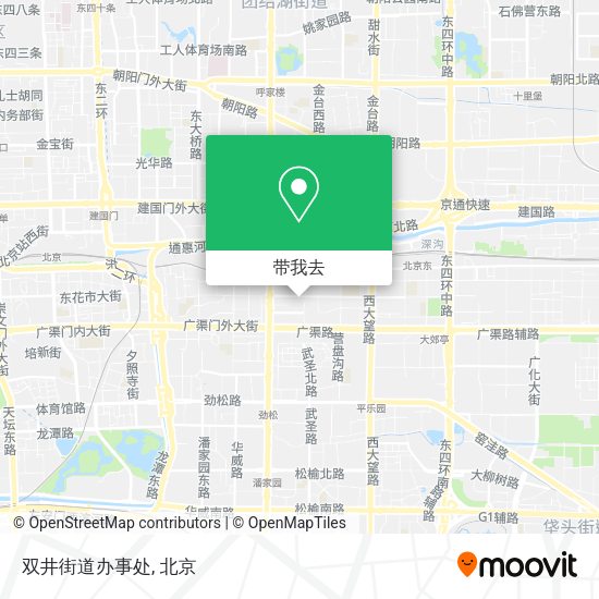 双井街道办事处地图