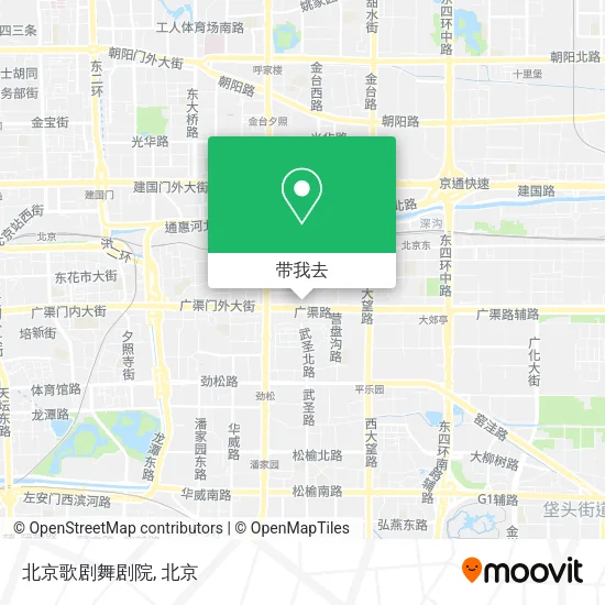 北京歌剧舞剧院地图