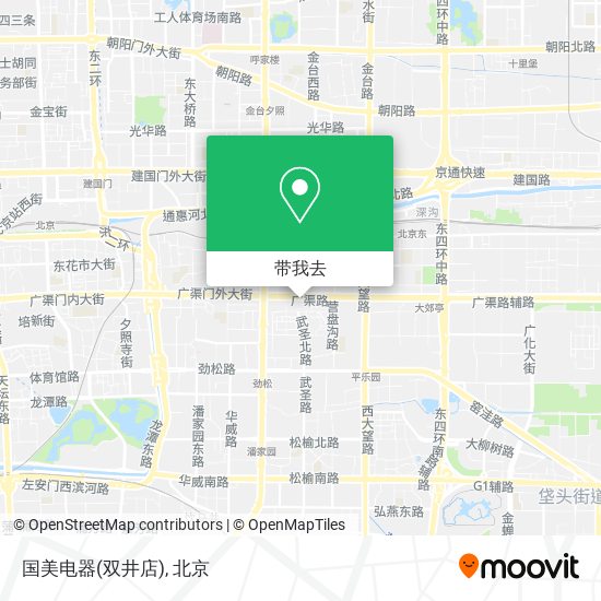 国美电器(双井店)地图