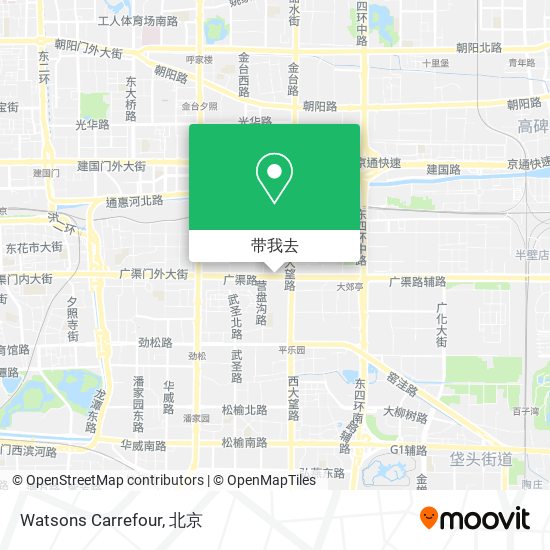 Watsons Carrefour地图