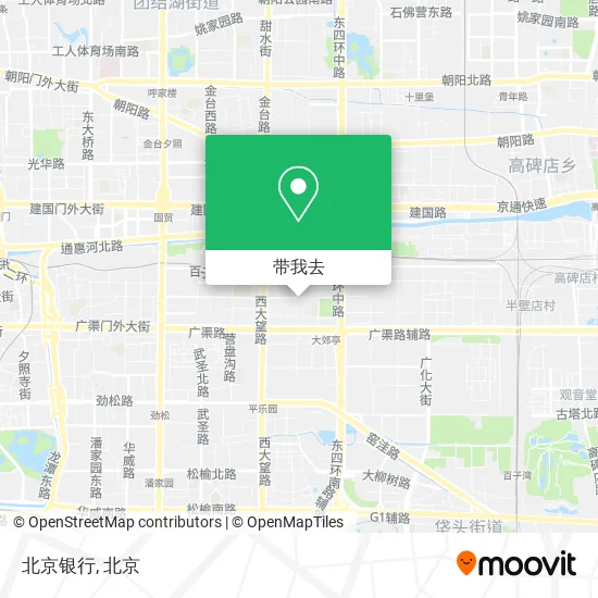 北京银行地图