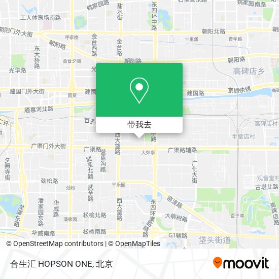 合生汇 HOPSON ONE地图