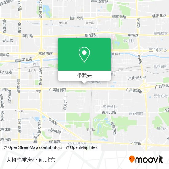 大拇指重庆小面地图