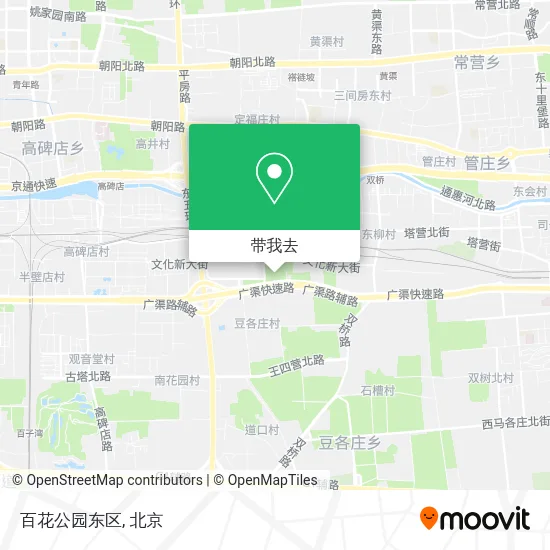 百花公园东区地图