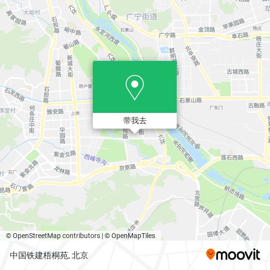中国铁建梧桐苑地图