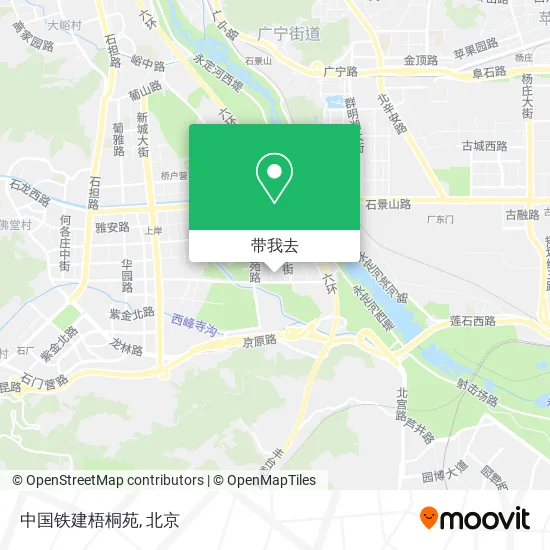 中国铁建梧桐苑地图
