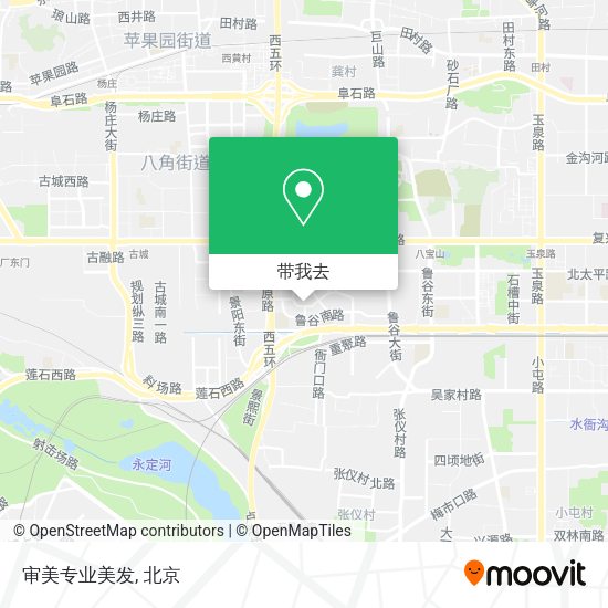 审美专业美发地图