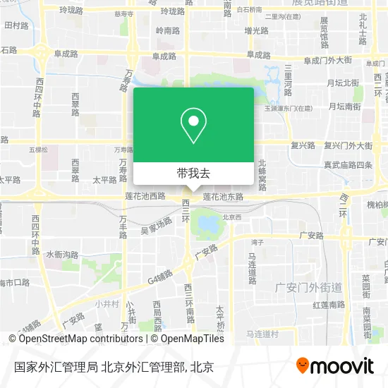 国家外汇管理局 北京外汇管理部地图