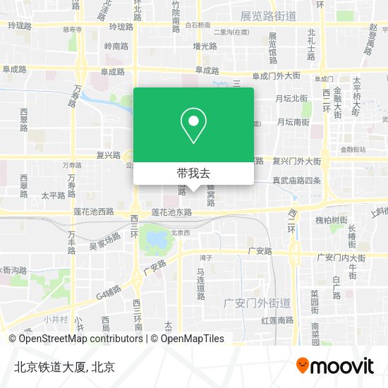 北京铁道大厦地图