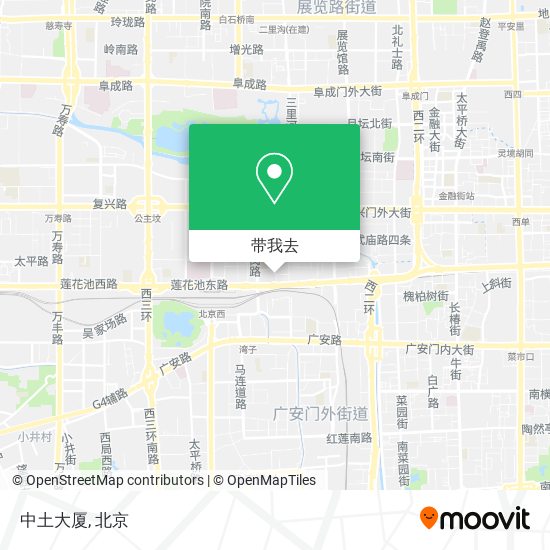 中土大厦地图