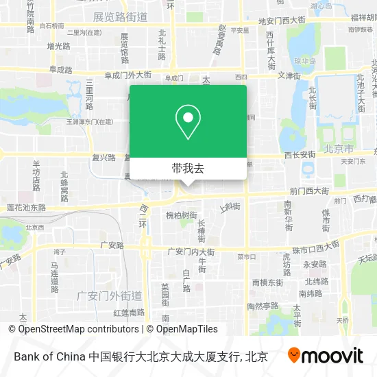 Bank of China 中国银行大北京大成大厦支行地图
