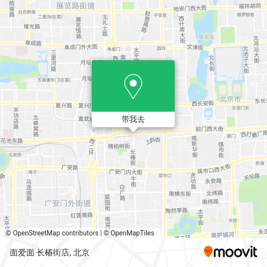 面爱面 长椿街店地图