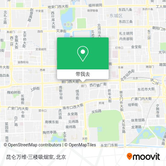 昆仑万维-三楼吸烟室地图