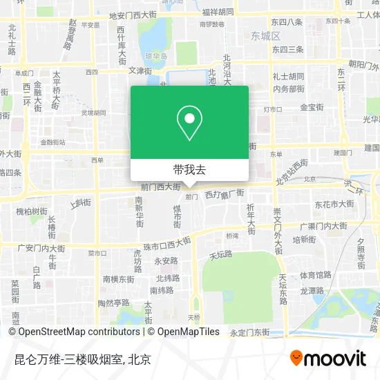 昆仑万维-三楼吸烟室地图