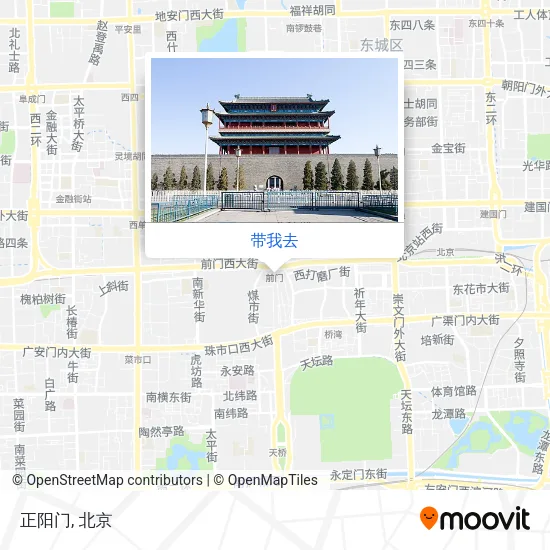 正阳门地图