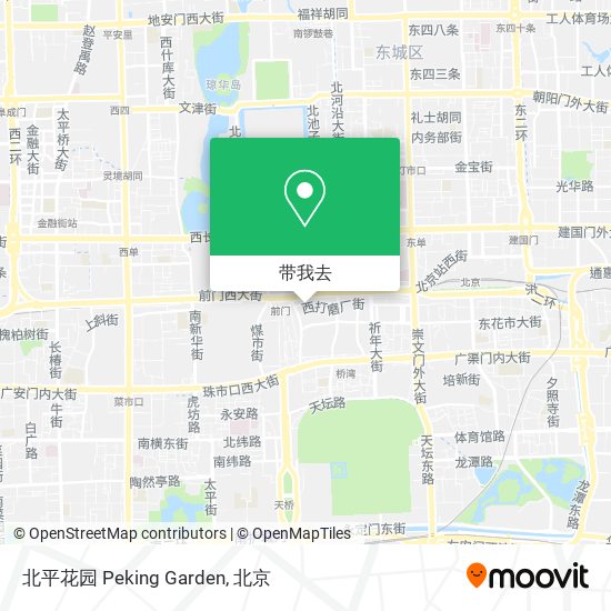 北平花园 Peking Garden地图