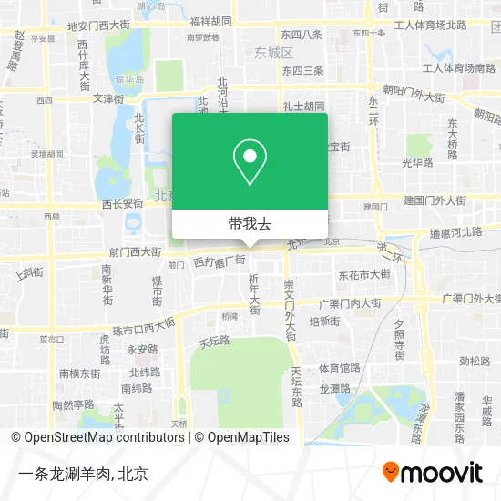 一条龙涮羊肉地图