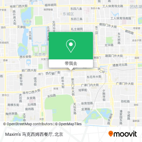Maxim's 马克西姆西餐厅地图