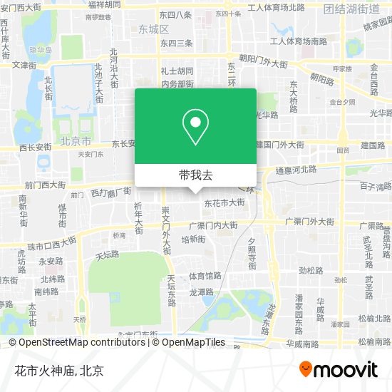 花市火神庙地图