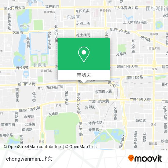 chongwenmen地图