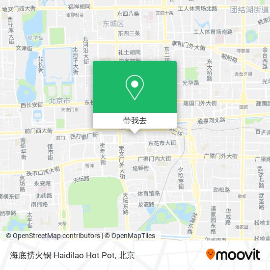 海底捞火锅 Haidilao Hot Pot地图