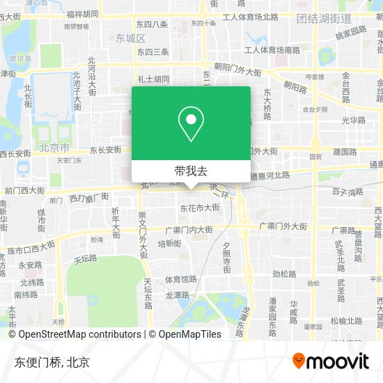 东便门桥地图
