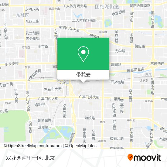 双花园南里一区地图