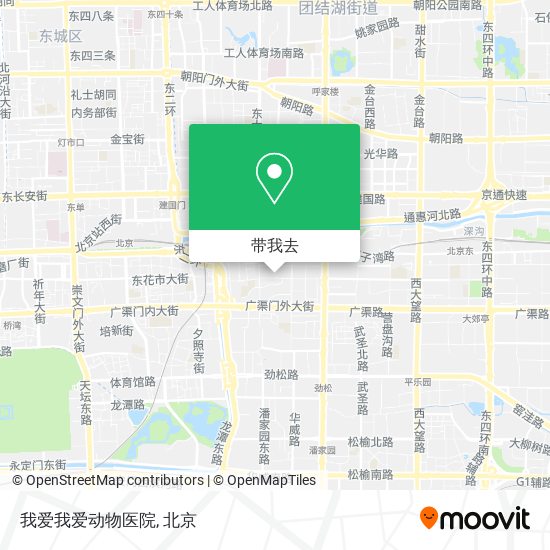 我爱我爱动物医院地图