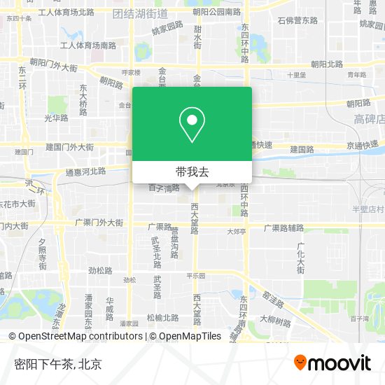 密阳下午茶地图