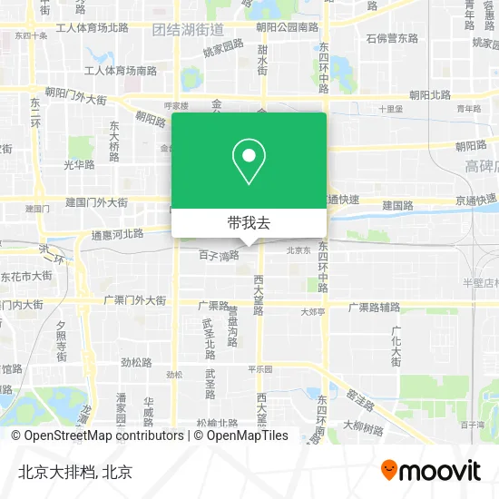北京大排档地图