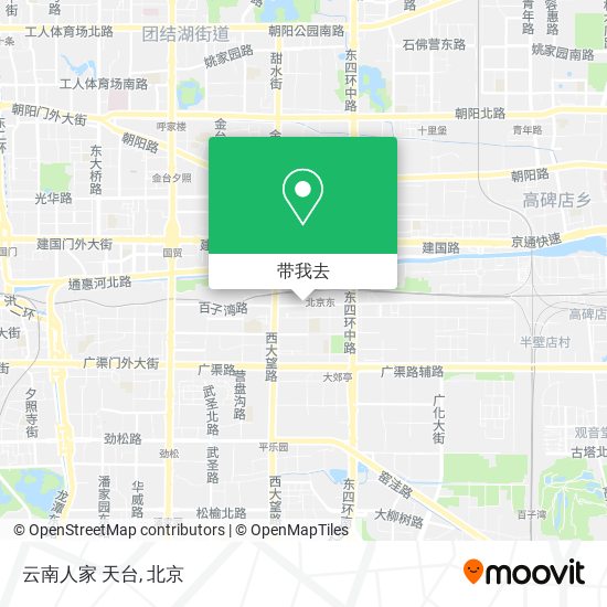 云南人家 天台地图