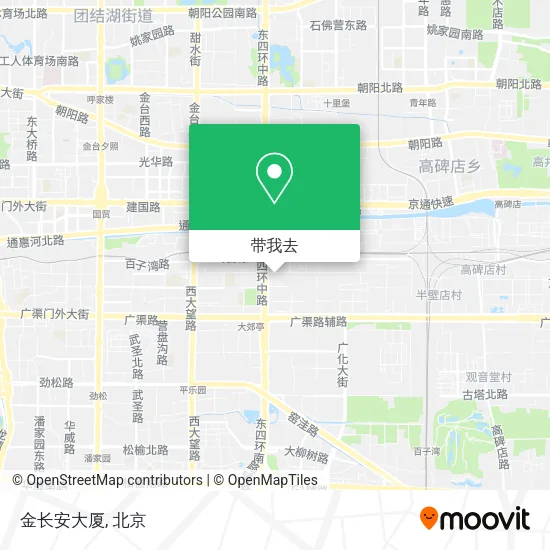 金长安大厦地图