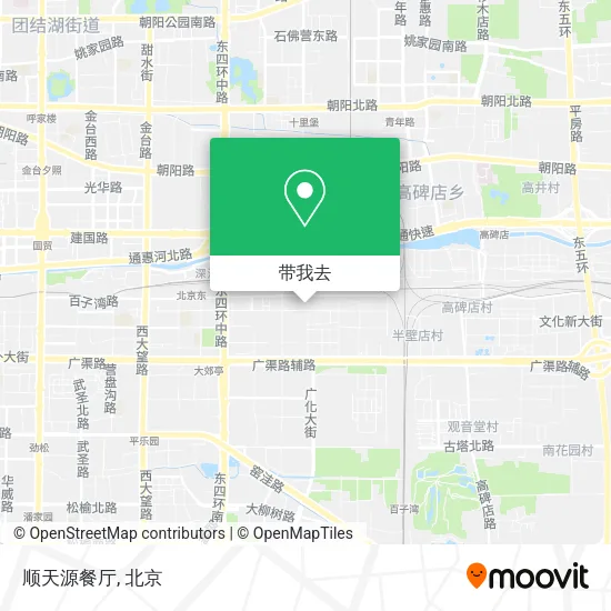 顺天源餐厅地图