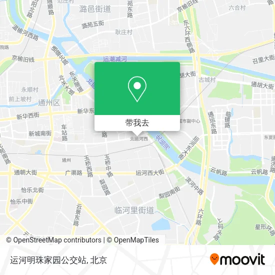 运河明珠家园公交站地图