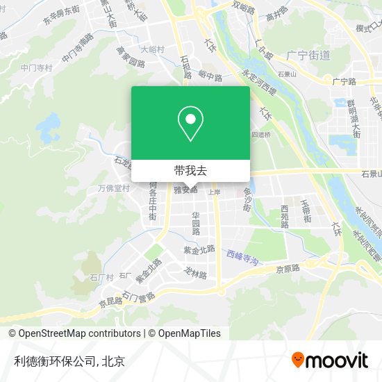 利德衡环保公司地图