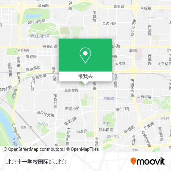 北京十一学校国际部地图