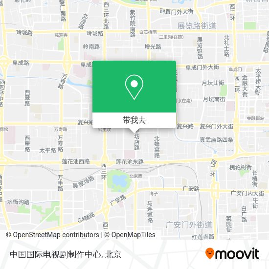 中国国际电视剧制作中心地图