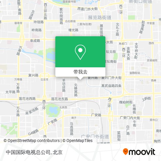中国国际电视总公司地图