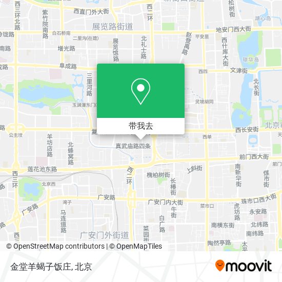 金堂羊蝎子饭庄地图