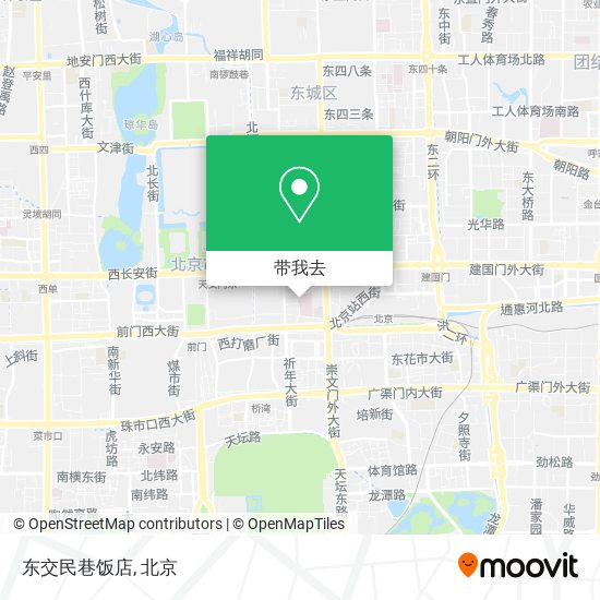 东交民巷饭店地图