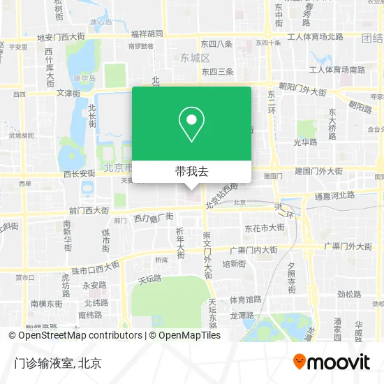 门诊输液室地图