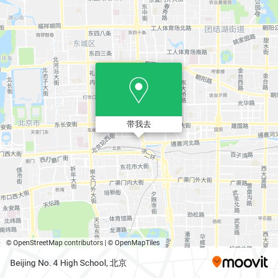 Beijing No. 4 High School地图