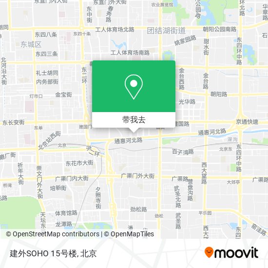 建外SOHO 15号楼地图