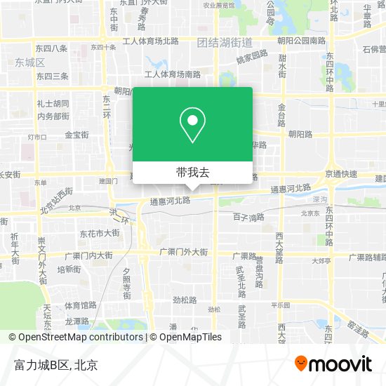 富力城B区地图