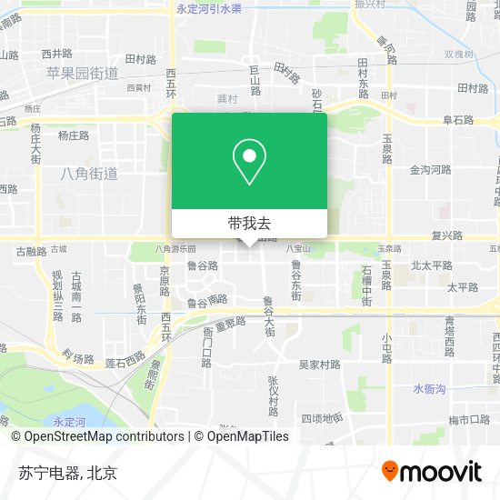 苏宁电器地图