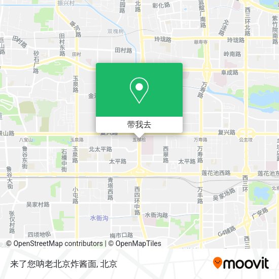 来了您呐老北京炸酱面地图