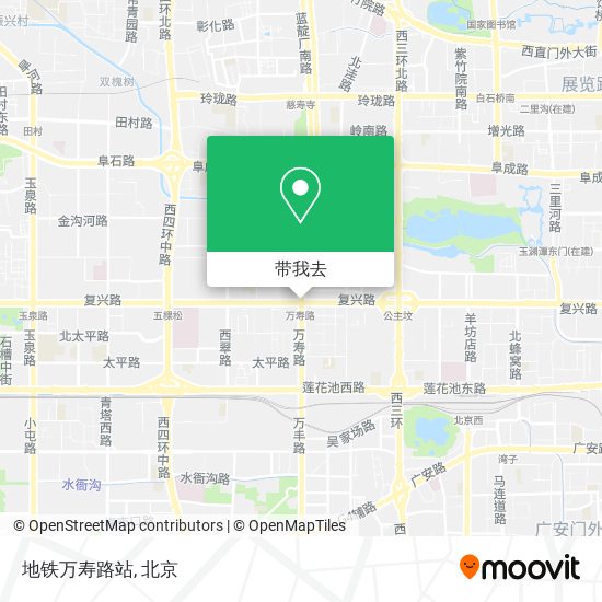 地铁万寿路站地图